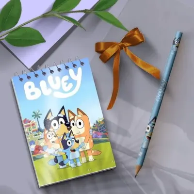 Bloquinho - Bluey Personalizado - artesanato de Mi Papelaria Criativa