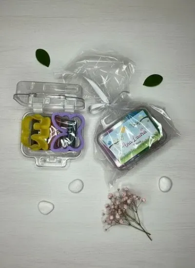 Mini Maleta - Jardim Encantado Personalizada - artesanato de Mi Papelaria Criativa