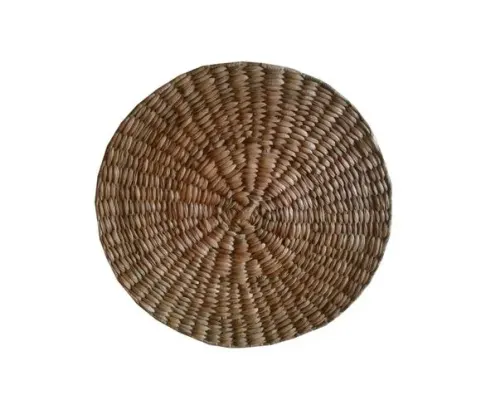 Sousplat Taboa Natural 32 cm D - artesanato de Mundo Urbano