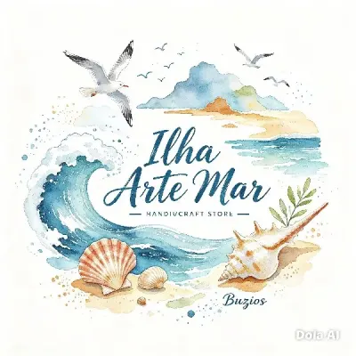 Logo da loja ilha arte mar