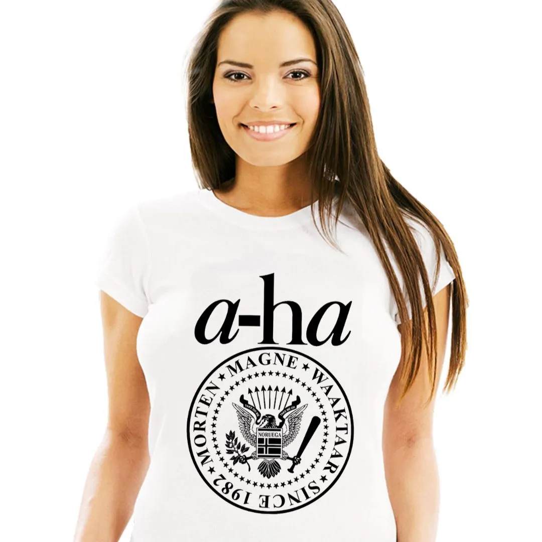 Camiseta camisa banda a-Ha rock new wave anos 80, estampa exclusiva, cores variadas tamanhos unisex - foto 4