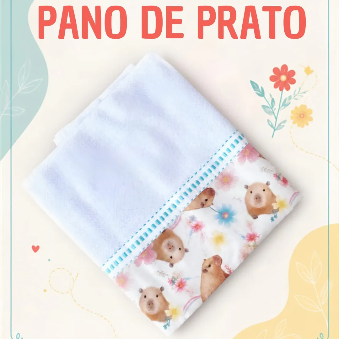 Pano de prato 2 - artesanato feito à mão por Djulik