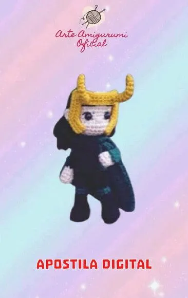 Receita Loki 2 Amigurumi