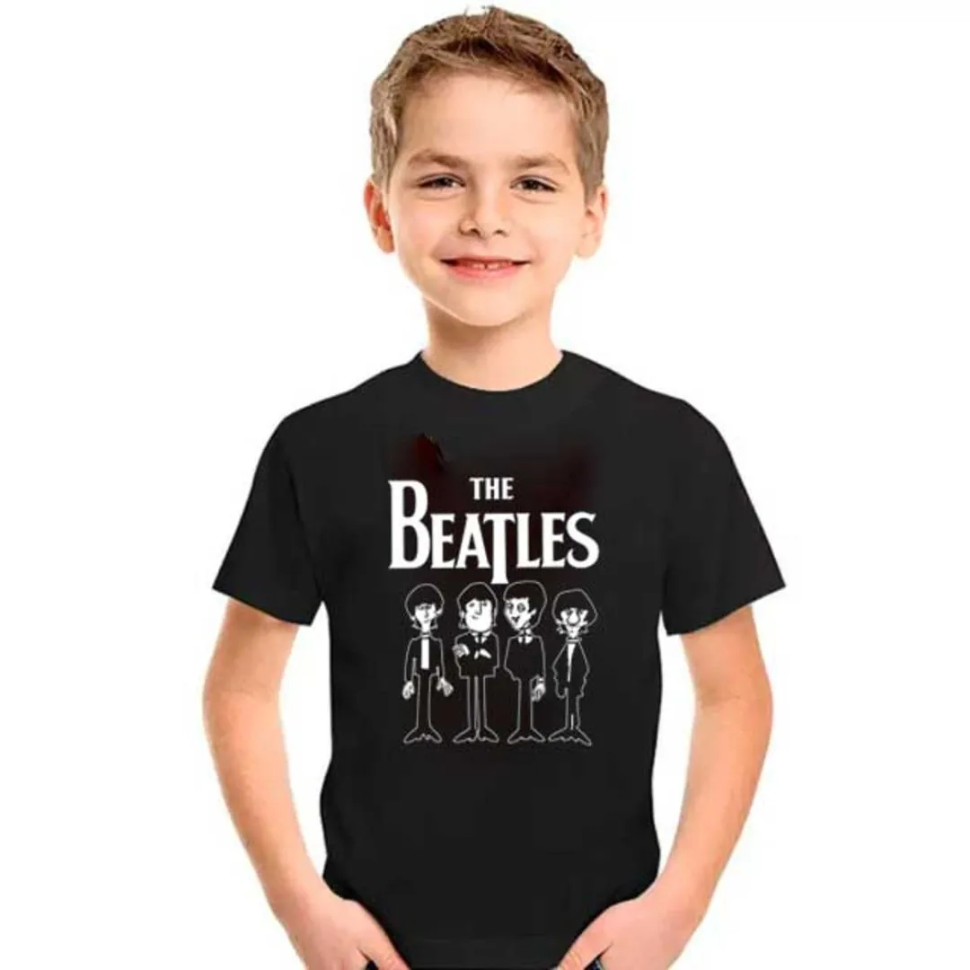Camiseta infantil The Beatles , estampa exclusiva, 100% algodão - foto 2