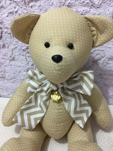 urso de tecido - foto 3