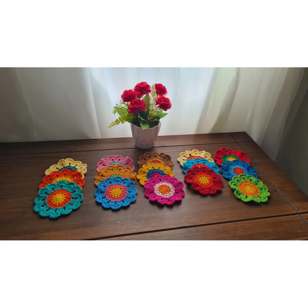 Flores Japonesas em Crochê para Customização (30 Unidades) - foto 5