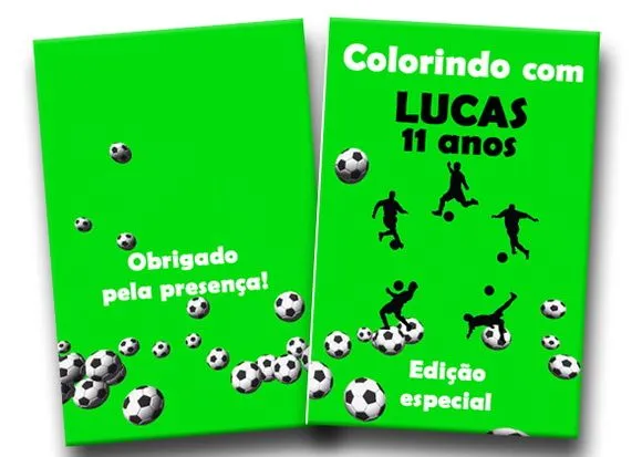 revista colorir futbol 14x10 - artesanato de PAPCRIE