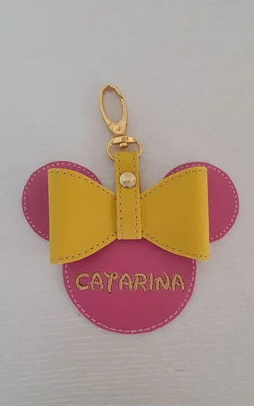 Chaveiro bordado MINNIE - com nome - foto 3