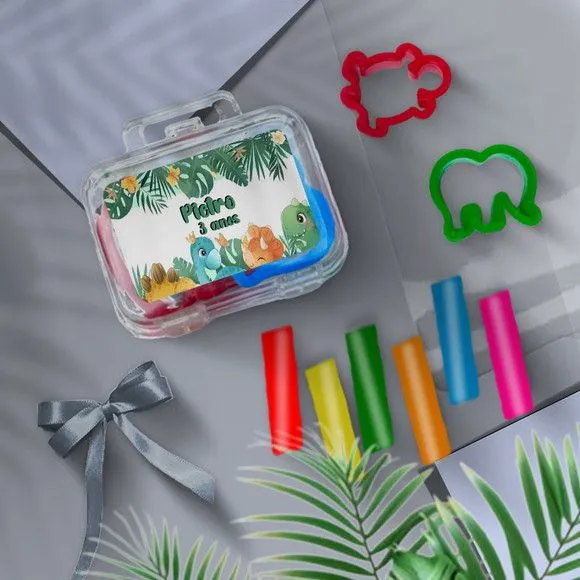 Mini Maleta - Dinossauro Personalizada - feito à mão por Mi Papelaria Criativa