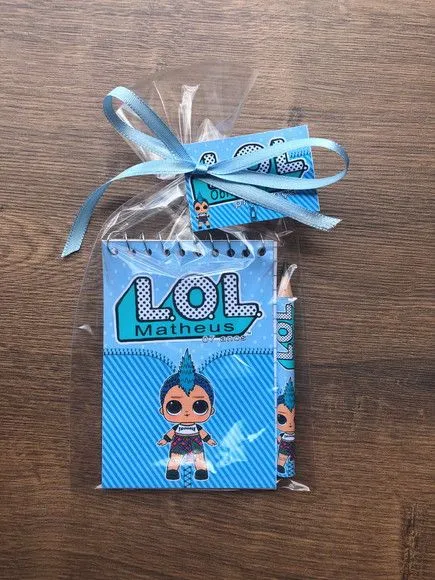 Bloquinho Lol Personalizado - artesanato feito à mão por creativitybynina
