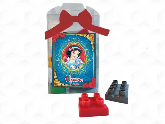 Bloco de Montar Branca de Neve Personalizada - artesanato feito à mão por creativitybynina