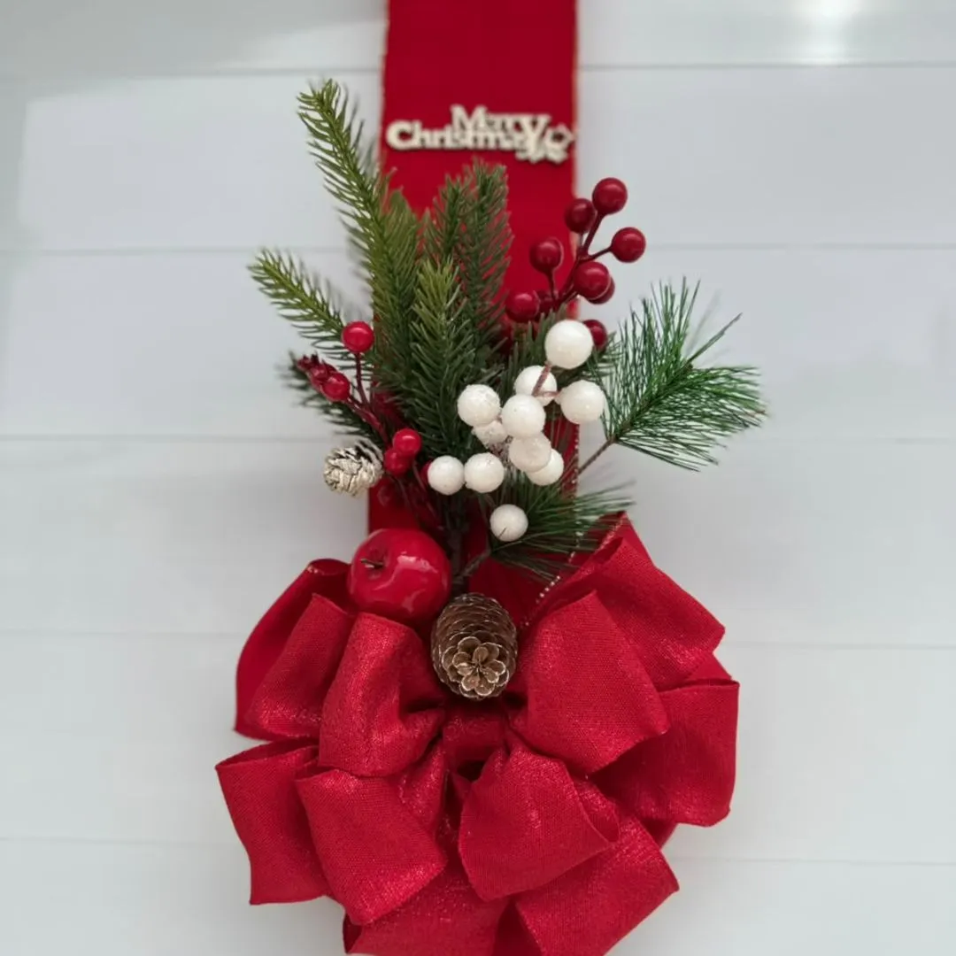 Escapulário de Porta em Festão para Natal - foto 5