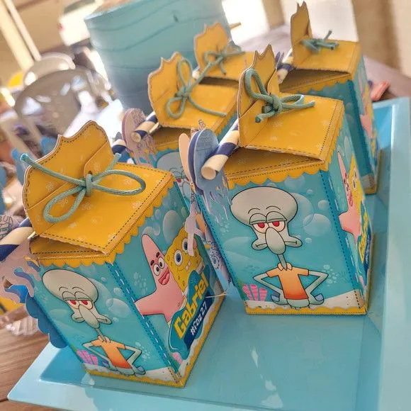 Caixa Canudo Bob Esponja - foto 3