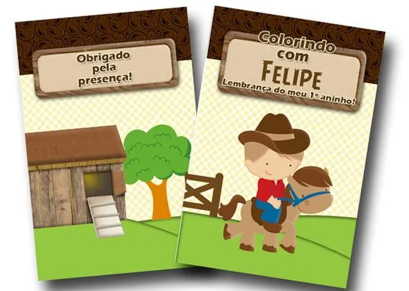 Revista Fazendinha cowboy 14x10 - artesanato de PAPCRIE