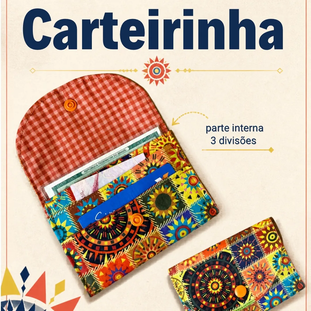 Carteirinha 1 - artesanato de Djulik