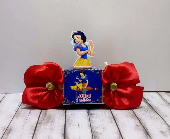 Caixa Bala Branca De Neve