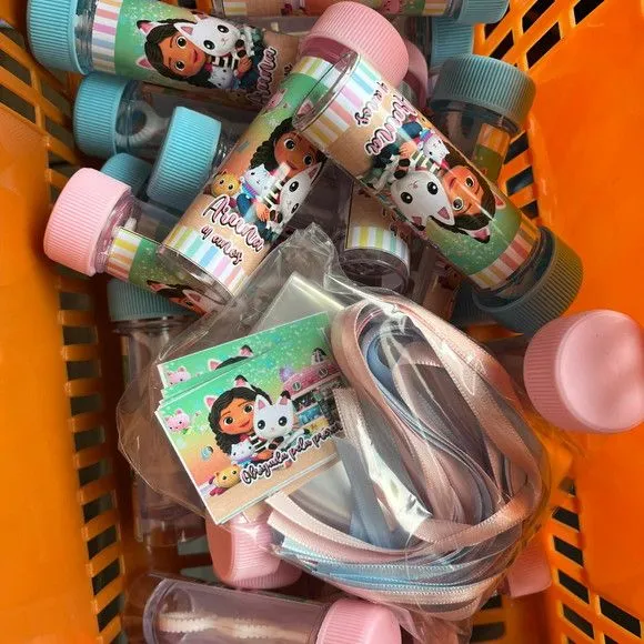 Bolinha de Sabão Casa Mágica Gabby Personalizada - artesanato feito à mão por Mi Papelaria Criativa