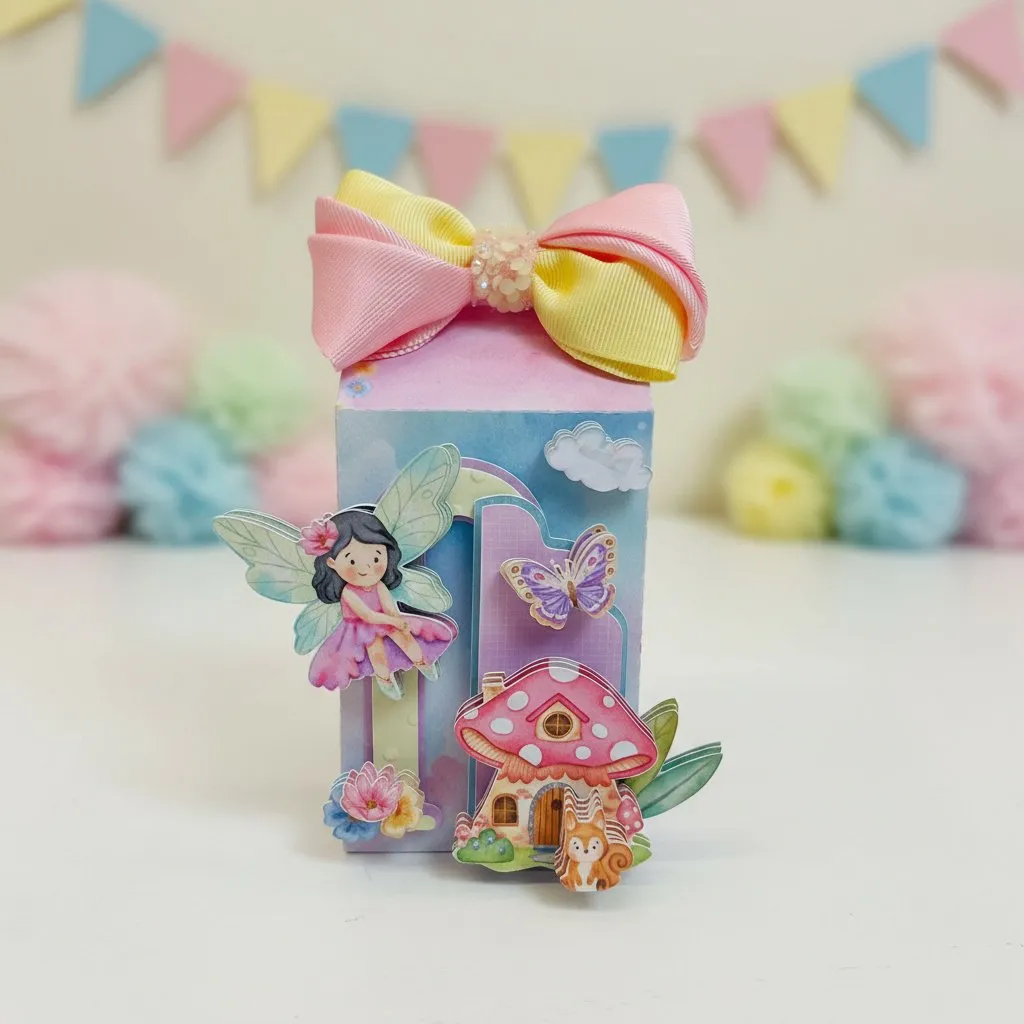 kit caixinhas de festa de fada em 3d - foto 6