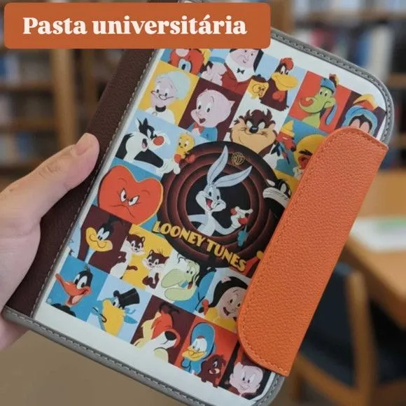 Pasta Organizadora Looney Tunes - feito à mão por Innovare Studio