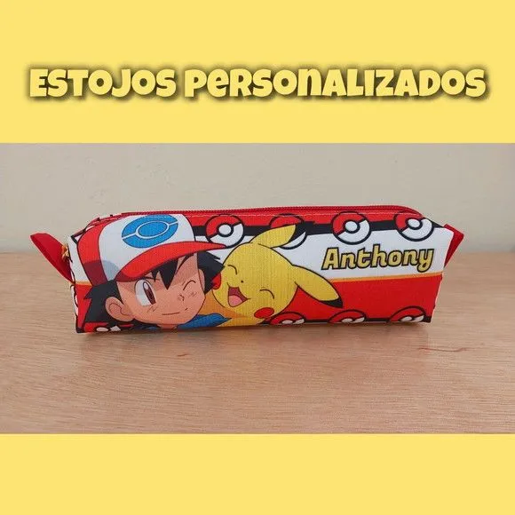 Estojo Escolar Pokémon - feito à mão por Innovare Studio
