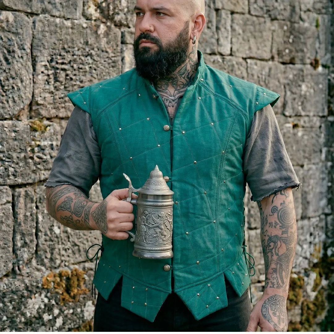 Colete medieval em matelasse - foto 4