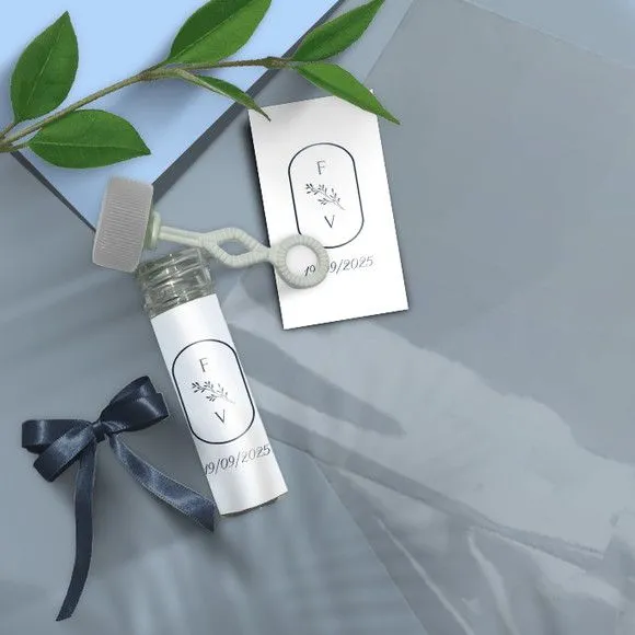 Bolha de Sabão - Casamento Personalizado - artesanato feito à mão por Mi Papelaria Criativa