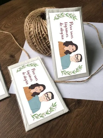 Lagrima de Alegria Personalizada - artesanato feito à mão por creativitybynina