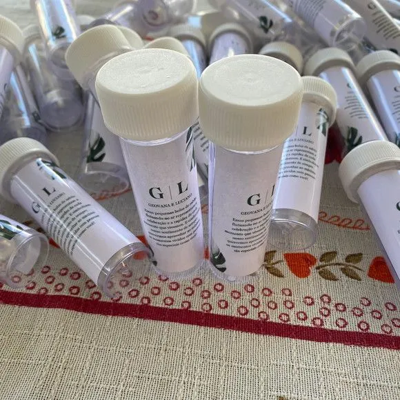 Bolha de Sabão Casamento Personalizada - feito à mão por Artmanha Lembrancinhas