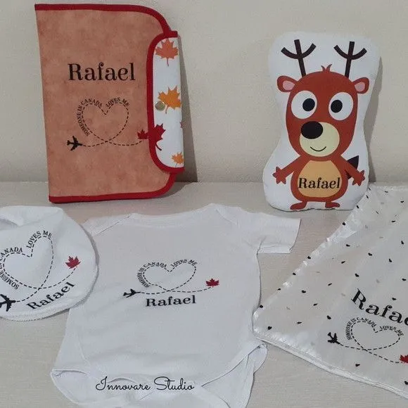 Kit baby - 5 peças - feito à mão por Innovare Studio