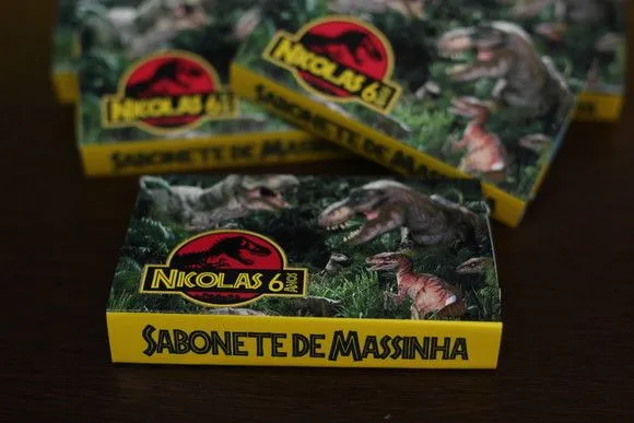 Lembrancinha Infantil Personalizada Dinossouro Jurassic Park - foto 2
