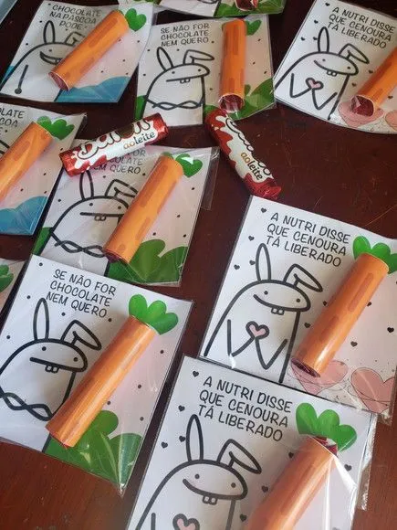 Lembrancinha de Páscoa Personalizada - feito à mão por Mi Papelaria Criativa