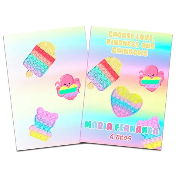 Revista colorir Pop It 14x10