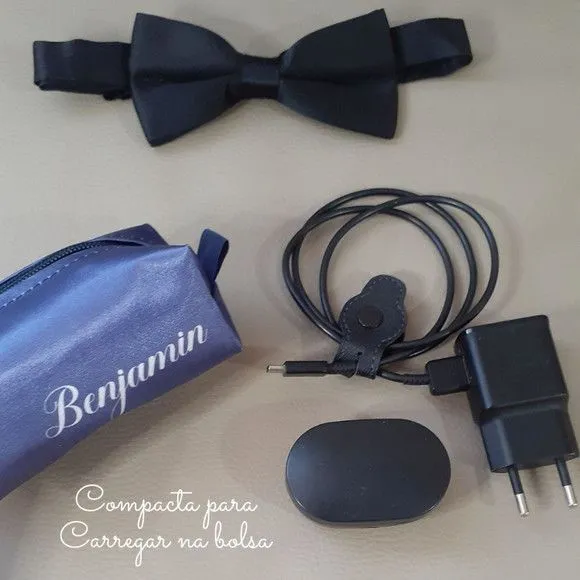 Necessaire Mini Box - Azul e Prata - foto 2