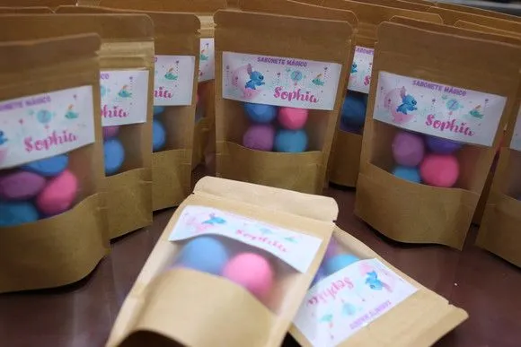 Sabonete Mágico de Massinha Stich Lembrancinha Infantil - foto 3