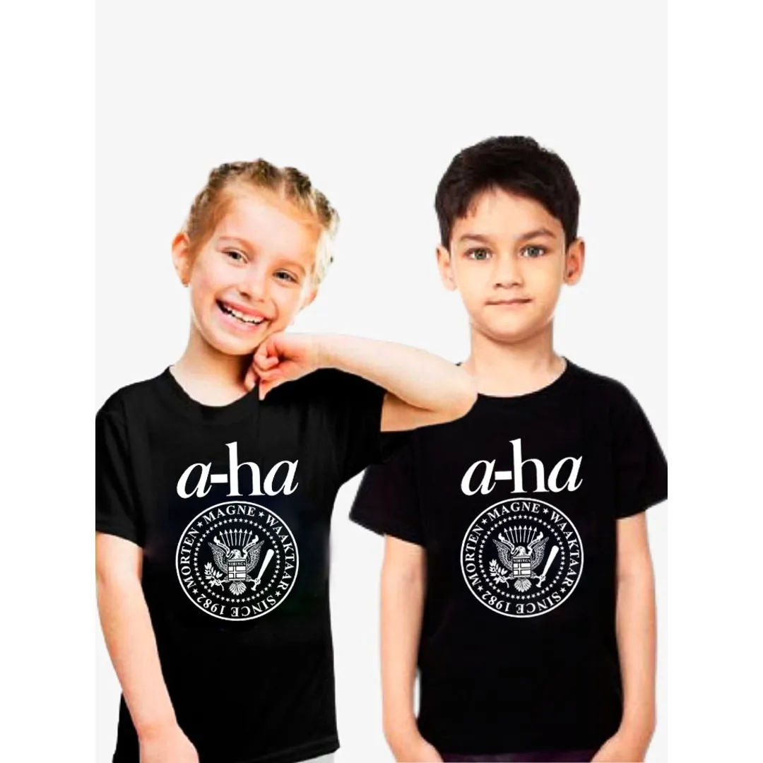 Camiseta a-Ha Take On Me logo , estampa exclusiva, 100% algodão (cópia) - foto 2