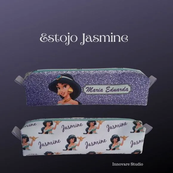 Estojo escolar Jasmine - feito à mão por Innovare Studio