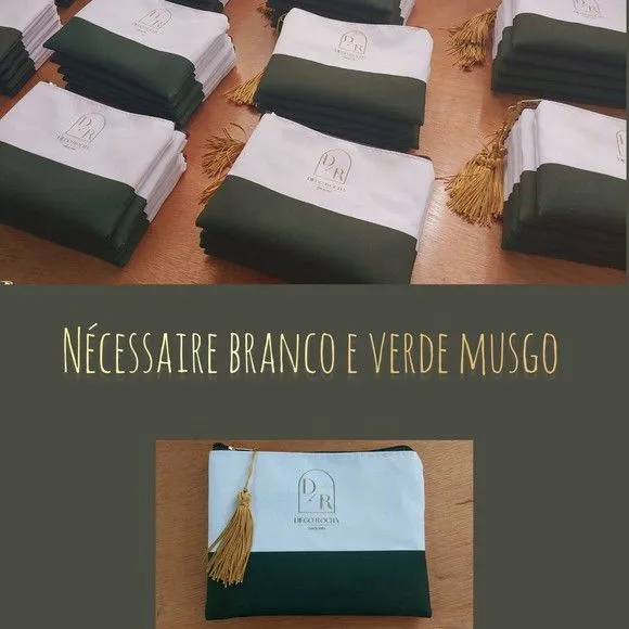 Necessaire Personalizada - Logomarca - artesanato feito à mão por Innovare Studio