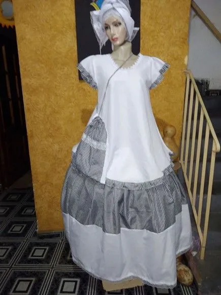Roupa Preta-velha - artesanato feito à mão por Ateliê Ofatemi