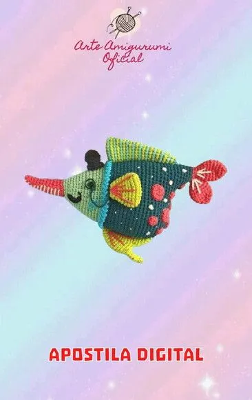 Receita Peixe Serrote - Amigurumi