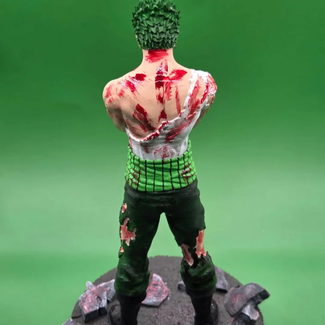 Figura de Ação Roronoa Zoro - One Piece - Action Figure Zoro Colecionavel estatua - foto 2