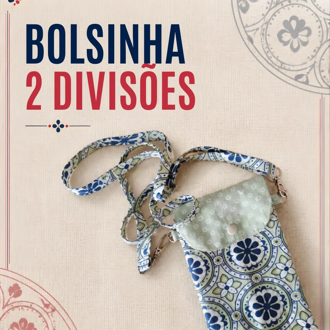 Bolsinha celular 1 - artesanato de Djulik