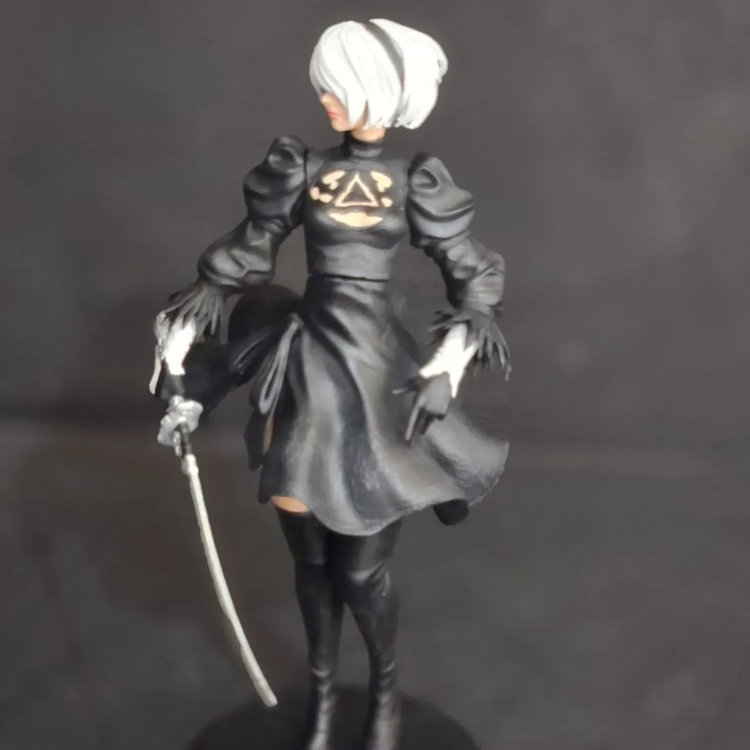 nier automata 2b action figure colecionaveis - foto 2