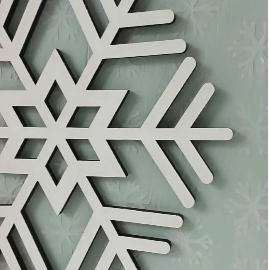 Quadro Decorativo Floco de Neve - Natal - foto 6