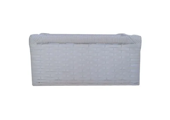 Cesto Sintético Branco 39x28x18