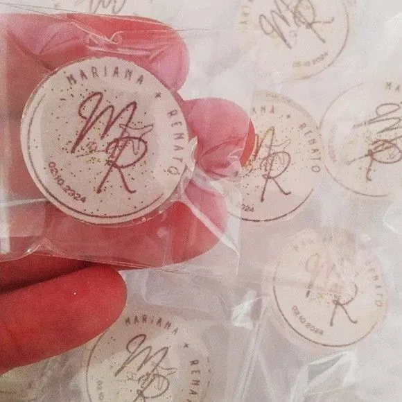Balinhas com Logo - feito à mão por Lollipops Cristal