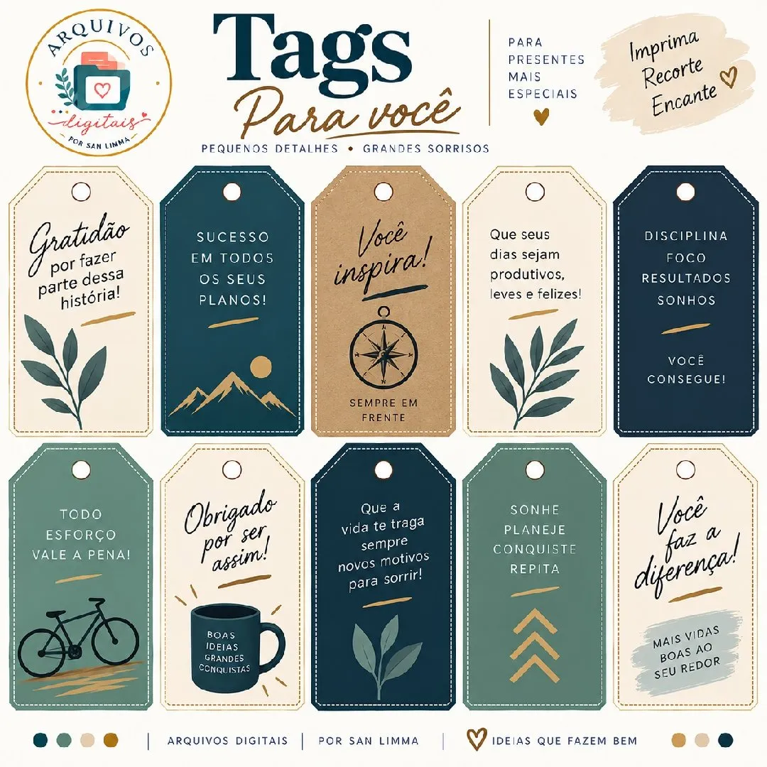 Kit Tags diversas - foto 5