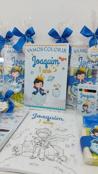 Revista Colorir Pequeno Príncipe Personalizada - artesanato feito à mão por Mi Papelaria Criativa