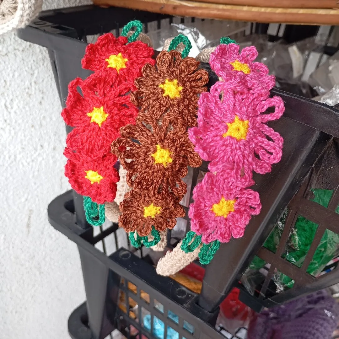arco de cabelo flor - foto 2