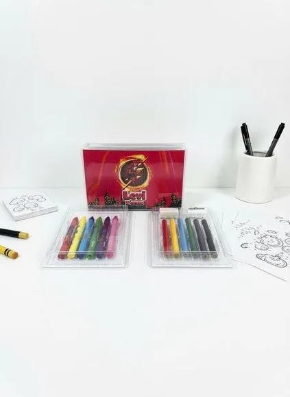 Estojinho de Pintura - Flash Personalizado - artesanato feito à mão por Mi Papelaria Criativa