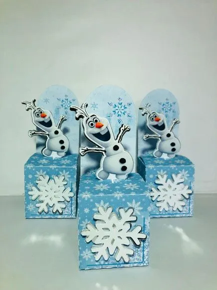 Caixa Cenário Olaf Frozen - foto 4